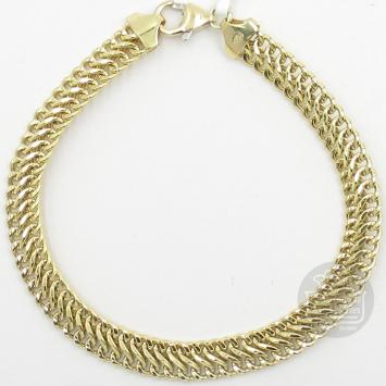 Fjory Gouden Dubbel Gourmet Armband 40-DG0821
