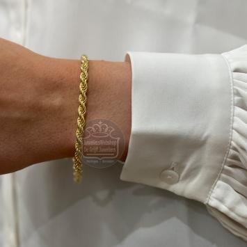 Fjory Gouden Koord Armband 40-K0421