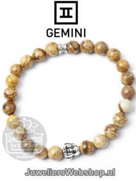 Gemini Armband Buddha Beige 8mm BU8BEI201500002 Medium