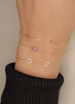 Jackie Gold Bahia Circle Bracelet JKB21.082