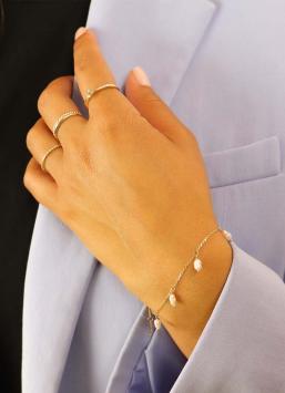 Jackie Gold Pearls of Amalfi Bracelet JKB22.204