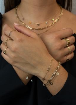 Jackie Gold Las Ramblas Bracelet JKB23.301