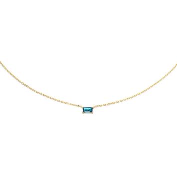 Jackie Gold Medina Topaz Necklace JKN21.158