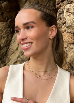 Jackie Gold Las Ramblas Necklace JKN23.301