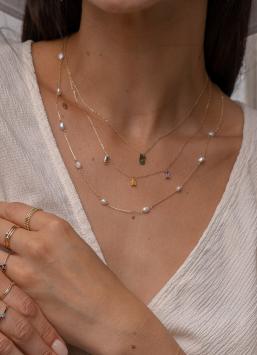 Jackie Gold Initial Necklace JKN23.354