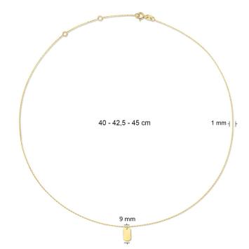 Jackie Gold Initial Necklace JKN23.354