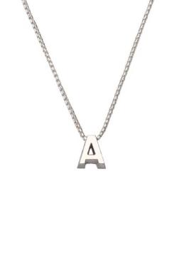 initials letter A collier Joy de la Luz Si-A