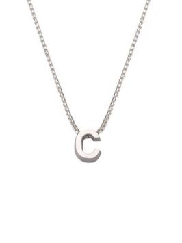 initials letter C collier Joy de la Luz Si-C