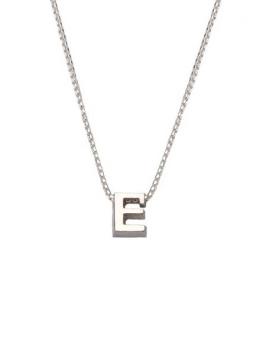 initials letter E collier Joy de la Luz Si-E
