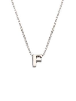 initials letter F collier Joy de la Luz Si-F