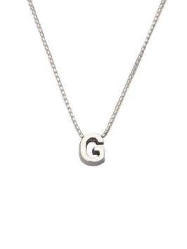 initials letter G collier Joy de la Luz Si-G