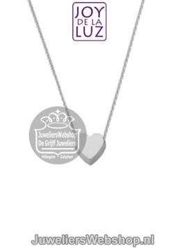 Joy de la Luz Si-Heart initials ketting met hartje