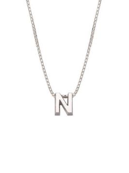 initials letter N collier Joy de la Luz Si-N