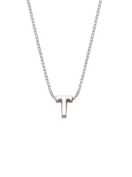 initials letter T collier Joy de la Luz Si-T