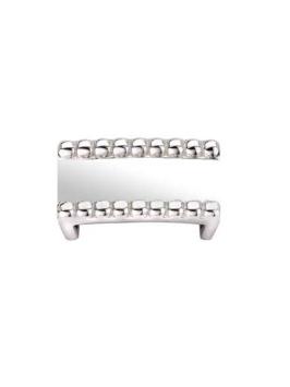 JOY de la LUZ Slide JS103 Bubbly Bar Silver