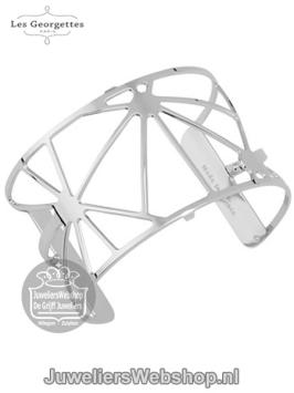 les georgettes armband solaire 40mm zilver