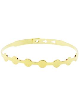 mya bay7 circles armband goud jc-35