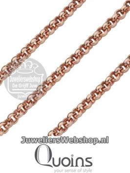 Quoins QK-ER ketting rosekleurig 2,3mm