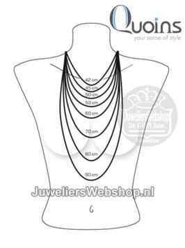 Quoins QK-EN1 ketting staalkleurig 3mm