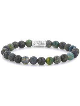 Rebel & Rose armband Green Rocks  RR-80044-S-L 19cm groen