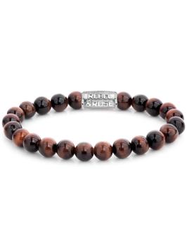 Rebel & Rose Tiger Red Armband RR-80029-S-L
