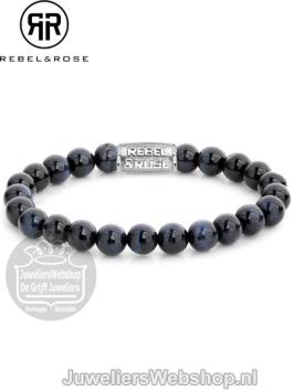 Rebel & Rose Tiger Blues Armband RR-80039-S-M