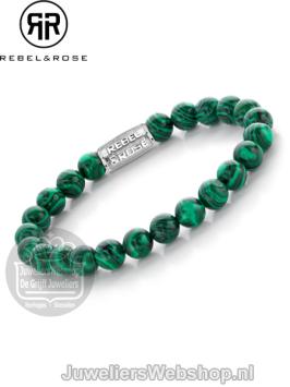Rebel & Rose RR-80080-S-M Malachite Green 17,5cm