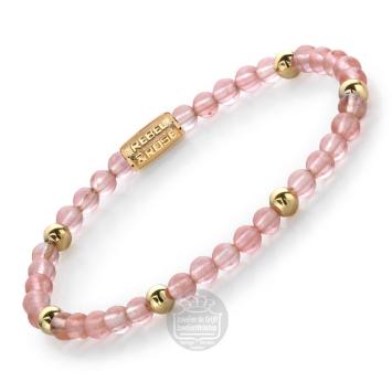 Rebel & Rose Armband RR-40062-G-S Cherry Rose 16,5cm