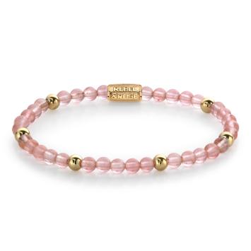 Rebel & Rose Armband RR-40062-G-S Cherry Rose 16,5cm