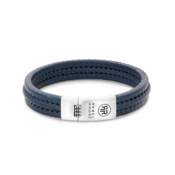 rebel & rose Twisted 925 Navy armband rr-l0155-s-m