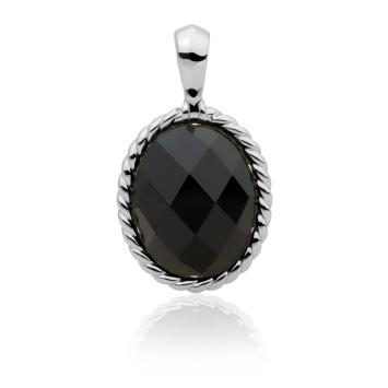 sparkling jewels Twist Pendant facet onyx hanger SP21-G07