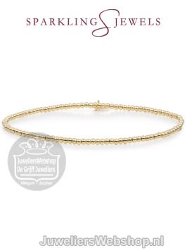 sparkling jewels armband all shine gold saturn 2mm sb-g-2mm-add