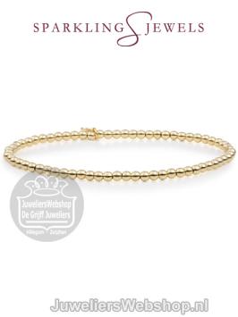 sparkling jewels armband all shine gold saturn 3mm sb-g-3mm-add