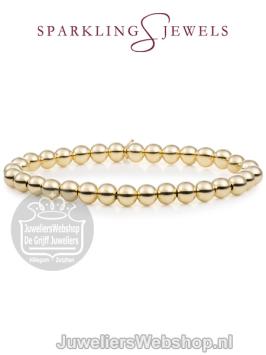 sparkling jewels armband all shine gold saturn 6mm sb-g-6mm-add