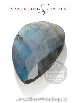 sparkling jewels Blossom editions facet labradorite hanger pengem18-bs