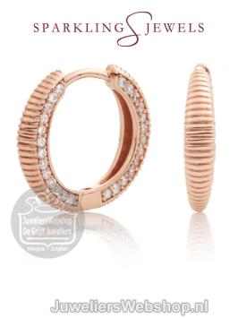 sparkling jewels earring editions starburst crystal rose gold creolen ear03