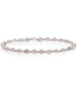sparkling jewels armband grey agate interstellar sb-gem31-3mm-mix