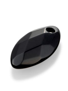 sparkling jewels leaf editions facet onyx hanger pengem07-fct-s