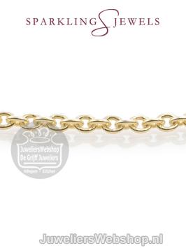 sparkling jewels minimal editions ketting anchor chain gold sngm060