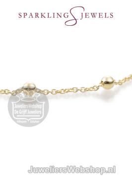 sparkling jewels regular editions ketting ball chain gold snbg090