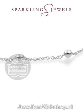sparkling jewels regular editions ketting ball chain silver snbs070