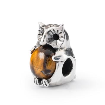 trollbeads kraal Eigenzinnige uil TAGBE-00290 zilver