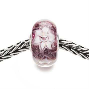 Trollbeads Bloemen van Zuiverheid glas kraal TGLBE-20125