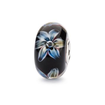 Trollbeads Veerkrachtige Bloem glas kraal TGLBE-20291