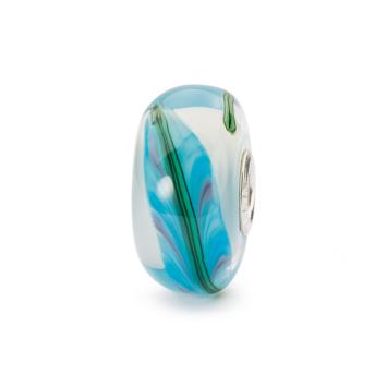 Trollbeads Veer van aanwezigheid glas kraal TGLBE-20295