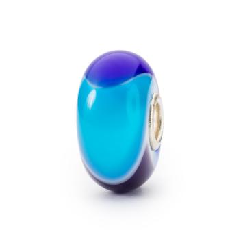 Trollbeads Blauwe Lucht Gordeldier glas kraal TGLBE-20319