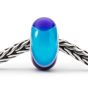 Trollbeads Blauwe Lucht Gordeldier glas kraal TGLBE-20319