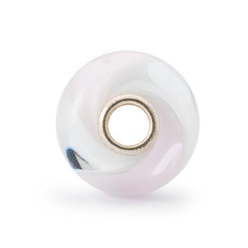 Trollbeads Zachtroze Gordeldier glas kraal TGLBE-20321