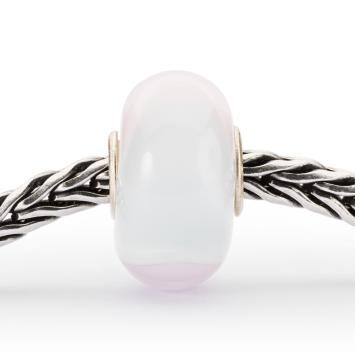 Trollbeads Zachtroze Gordeldier glas kraal TGLBE-20321