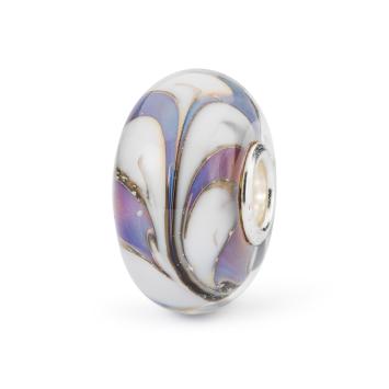 Trollbeads Duivenveren glas kraal TGLBE-20355